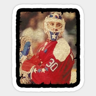 Clint Malarchuk, 1989 in Washington Capitals (5 Shutouts) Sticker